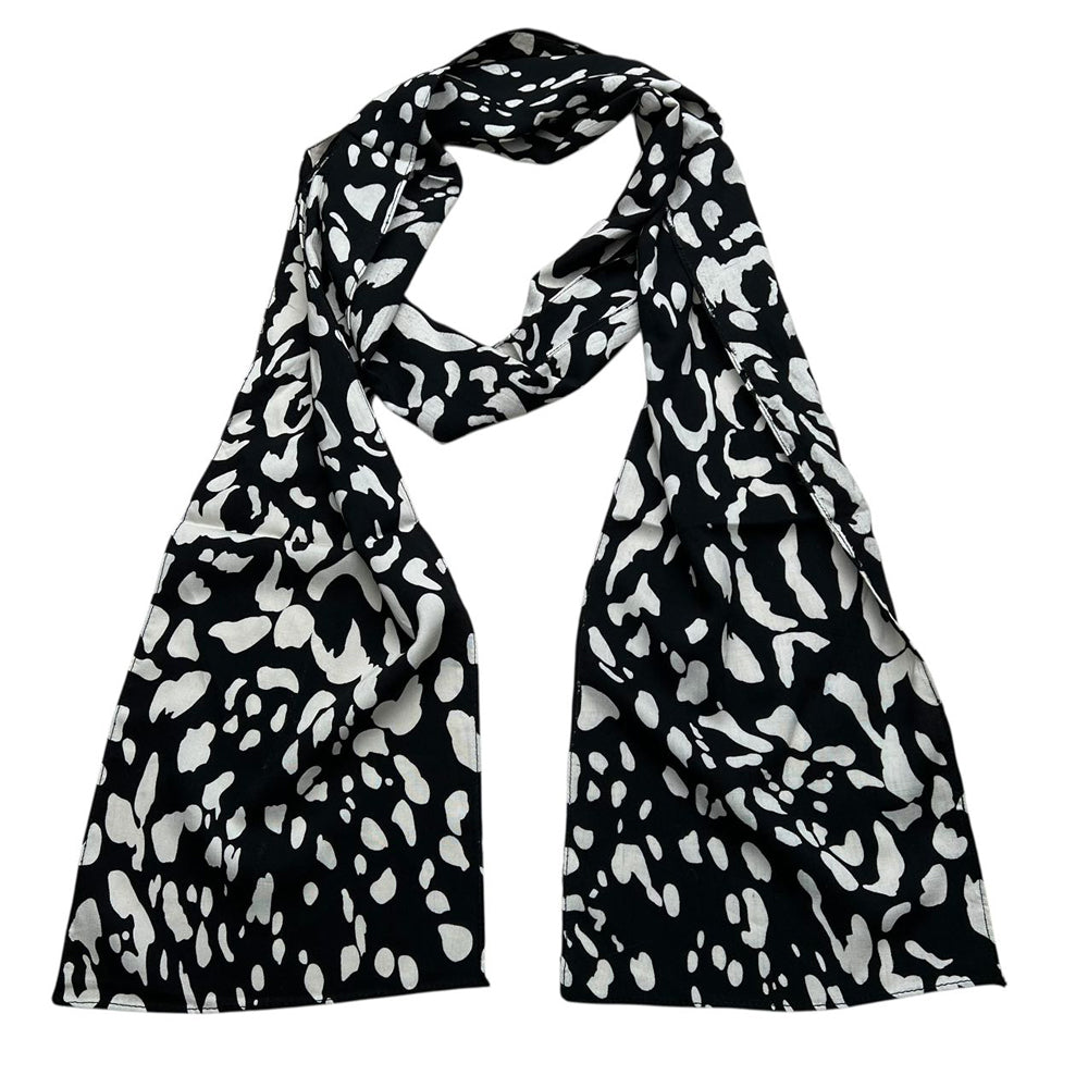 Abstract Long Scarf,Gallery Opening Bold Abstract Print Makes Artistic Statement,vacation,daily Life,evening Party,Office Appropriate Subtlety For Women Men